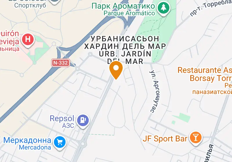 Карта: Вилла люкс 265 м², Торревьеха, Торревьеха, Aguas Nuevas 1