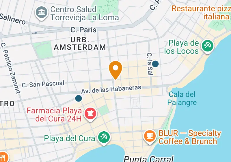 Map: Apartment 84 m², Torrevieja, Torrevieja, Playa del Cura
