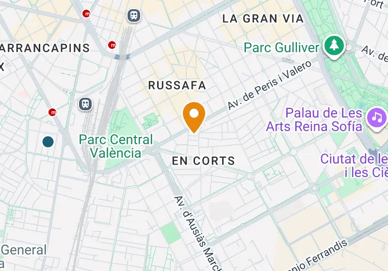 Map: Apartment 91 m², Valencia, Valencia, Russafa - Ruzafa