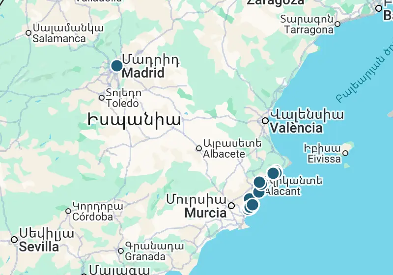 Քարտեզ՝ 27 տարբերակ Իսպանիայում