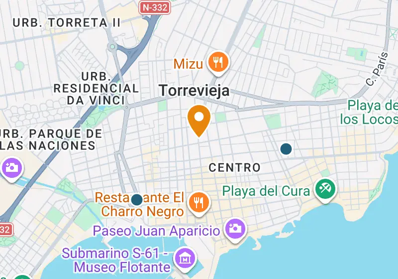Map: Apartment 53 m², Torrevieja, Torrevieja, Centro