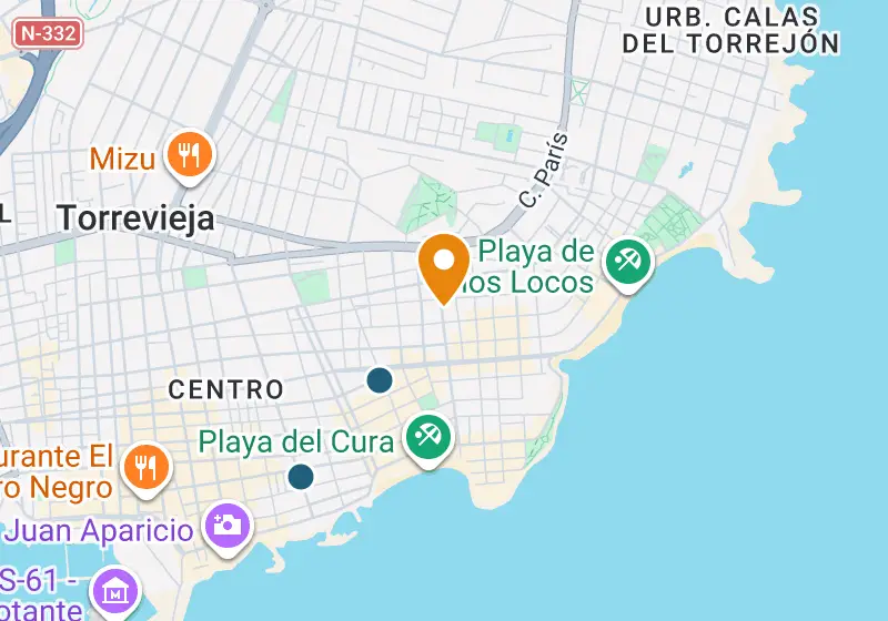 Map: Apartment 60 m², Torrevieja, Torrevieja, Playa del Cura