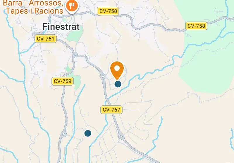 Քարտեզ՝ Վիլլա 107 մ², Ֆինեստրատ, Ֆինեստրատ, Finestrat Urbanizaciones