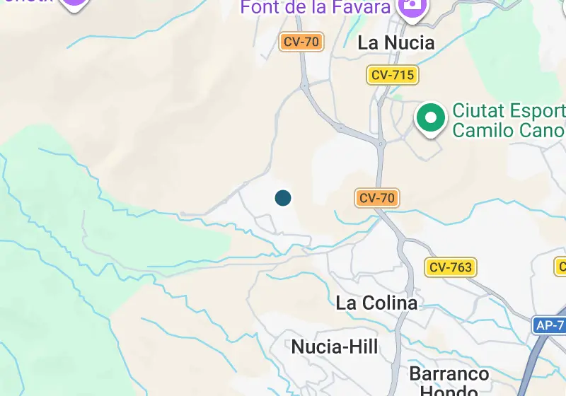 Map: Villa 150 m², Polop, Polop, Alberca