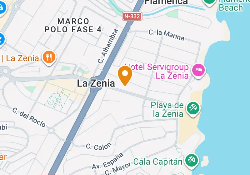 Map: Apartment 64 m², Orihuela Costa, Orihuela Costa, La Zenia