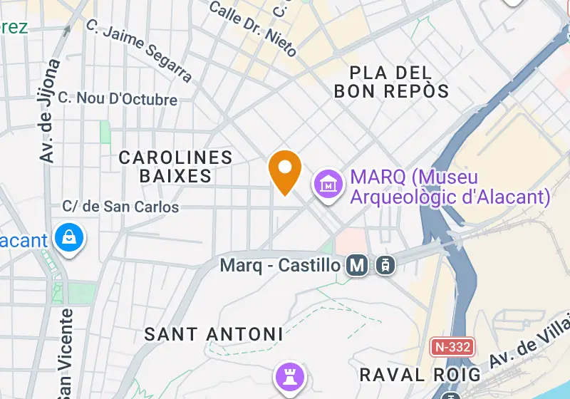 Map: Apartment 154 m², Alicante, Alicante, Carolinas Bajas