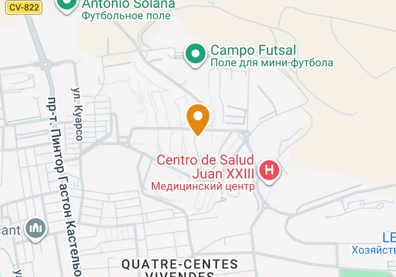 Карта: Апартаменты 76 м², Аликанте, Аликанте, Juan XXIII