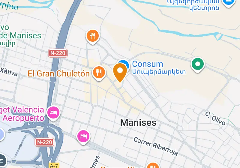 Քարտեզ՝ Պենթհաուս 65 մ², Manises, Manises, El Mercado