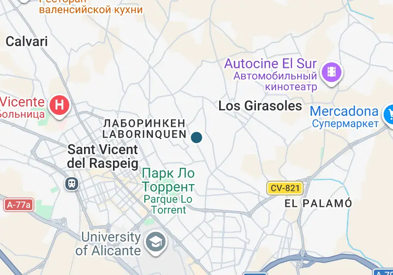 Карта: Вилла 358 м², San Vicente del Raspeig, San Vicente del Raspeig, Los Girasoles