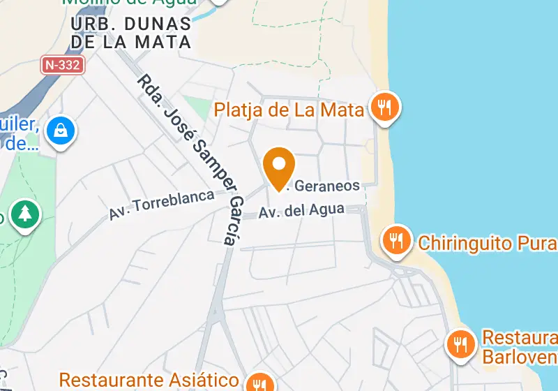 Map: Ground-floor bungalow 55 m², Torrevieja, Torrevieja, Torre la Mata