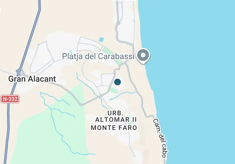 Քարտեզ՝ Թաունհաուս 78 մ², Gran Alacant, Gran Alacant, Monte y Mar Alto