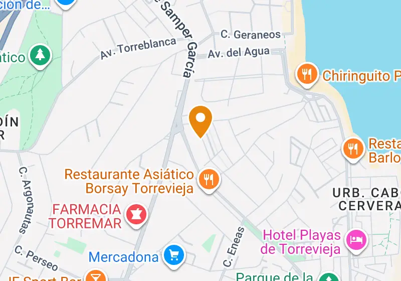 Map: Apartment 44 m², Torrevieja, Torrevieja, Torrejón