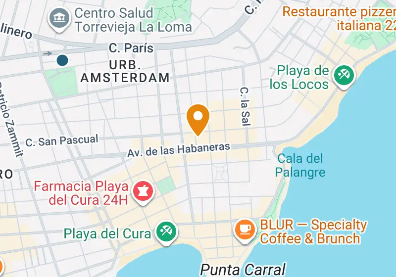 Map: Apartment 65 m², Torrevieja, Torrevieja, Playa del Cura