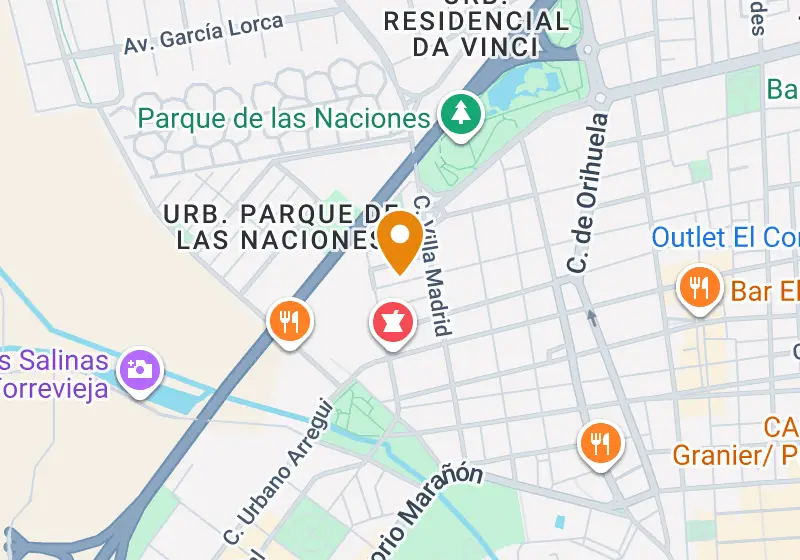 Map: Apartment 45 m², Torrevieja, Torrevieja, Parque de las Naciones