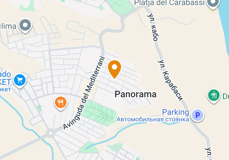 Карта: Таунхаус 78 м², Gran Alacant, Gran Alacant, Monte y Mar Alto