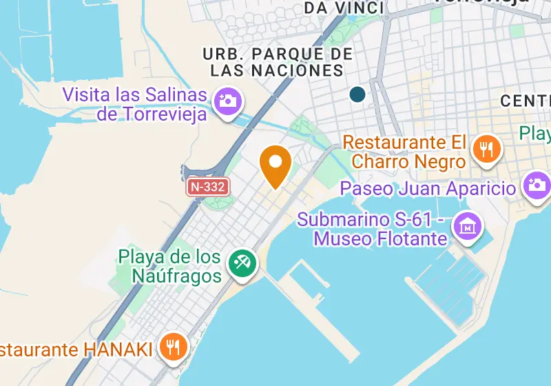 Map: Apartment 93 m², Torrevieja, Torrevieja, Acequion