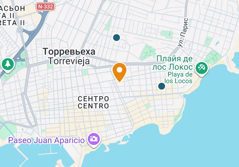 Карта: Апартаменты 48 м², Торревьеха, Торревьеха, Estacion de Autobuses