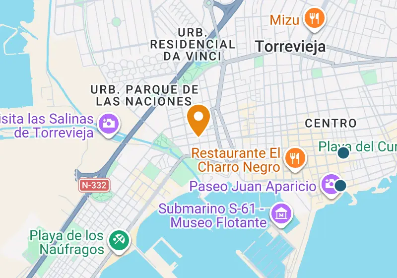 Map: Apartment 62 m², Torrevieja, Torrevieja, Centro
