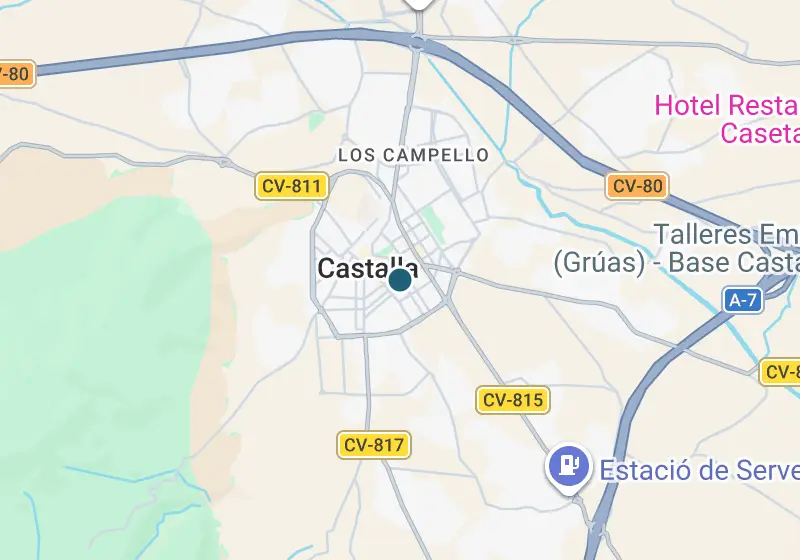 Map: Apartment 99 m², Castalla, Castalla, Ayuntamiento