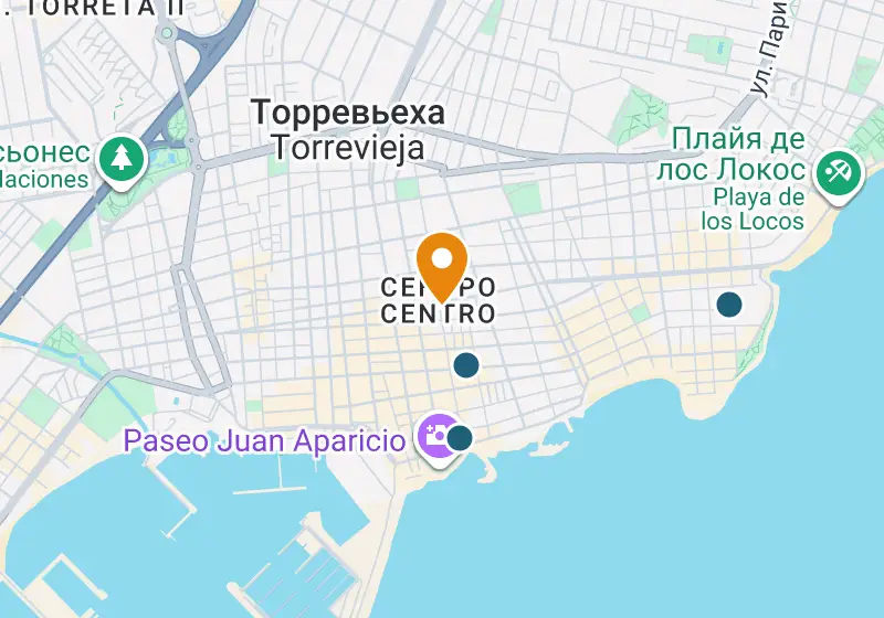 Карта: Апартаменты 81 м², Торревьеха, Торревьеха, Estacion de Autobuses