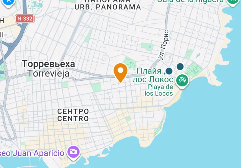 Карта: Апартаменты 51 м², Торревьеха, Торревьеха, Habaneras