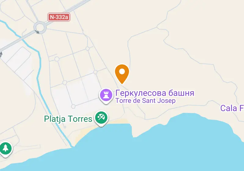 Карта: Апартаменты 100 м², Вильяхойоса, Вильяхойоса, 1a Linea