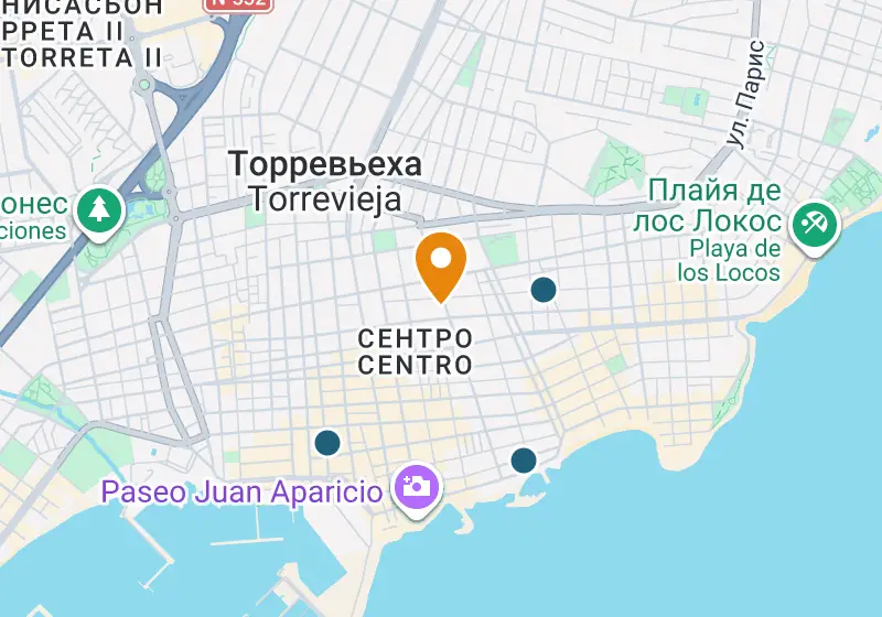 Карта: Апартаменты 105 м², Торревьеха, Торревьеха, Estacion de Autobuses