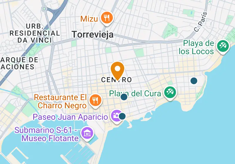 Map: Apartment 81 m², Torrevieja, Torrevieja, Estacion de Autobuses