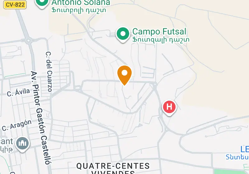 Քարտեզ՝ Բնակարան 76 մ², Ալիկանտե, Ալիկանտե, Juan XXIII