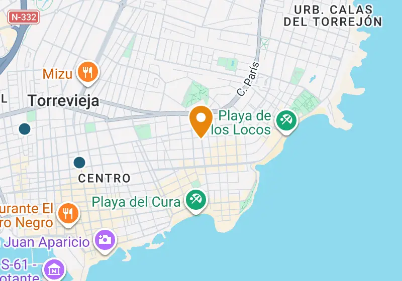 Map: Apartment 50 m², Torrevieja, Torrevieja, Playa del Cura