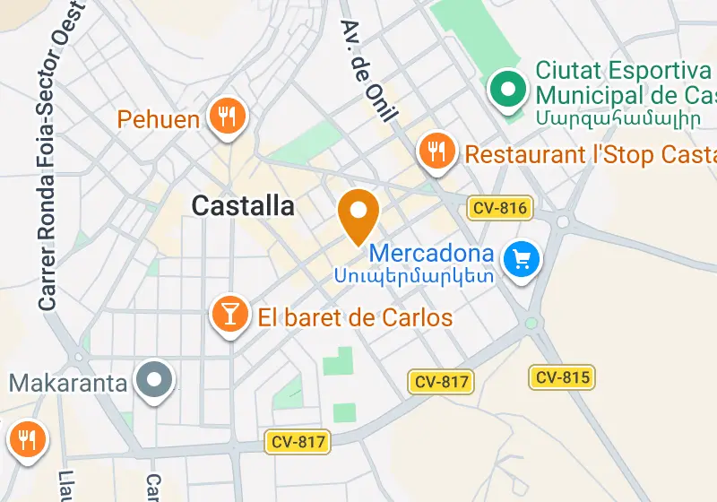 Քարտեզ՝ Բնակարան 99 մ², Castalla, Castalla, Ayuntamiento