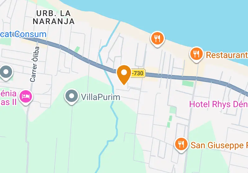 Map: Apartment 75 m², Denia, Denia, El Palmar-Los Molinos