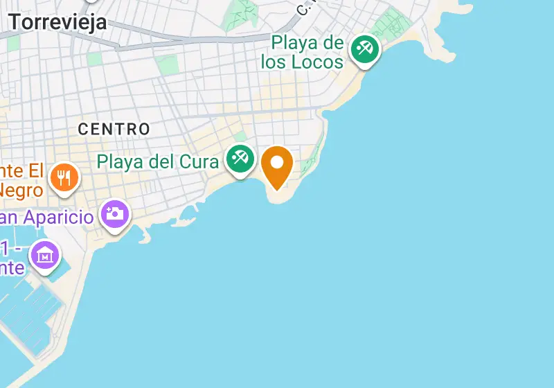 Map: Apartment 122 m², Torrevieja, Torrevieja, Playa del Cura