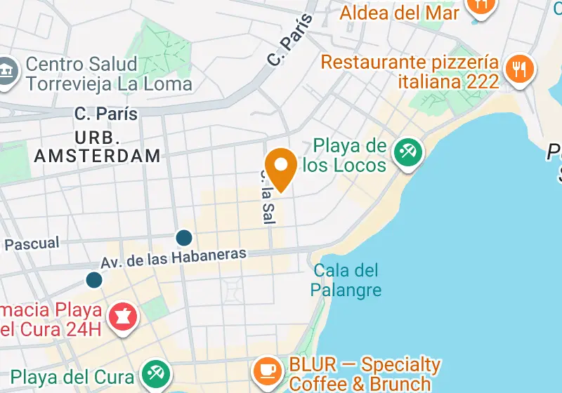 Map: Apartment 86 m², Torrevieja, Torrevieja, Playa del Cura