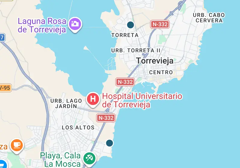 Map: 2 properties in Spain