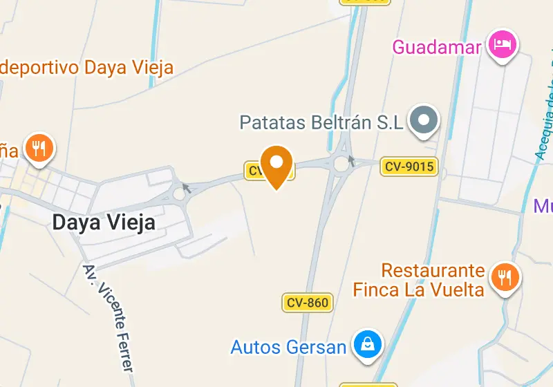 Map: Villa 627 m², Daya Vieja, Daya Vieja, Costa Blanca Sur