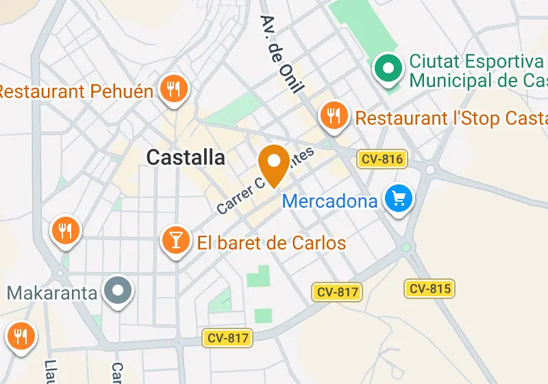 Map: Apartment 99 m², Castalla, Castalla, Ayuntamiento