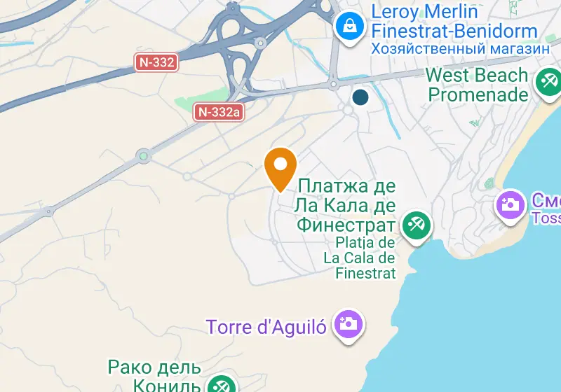 Карта: Апартаменты 83 м², Вильяхойоса, Вильяхойоса, Cala de Villajoyosa