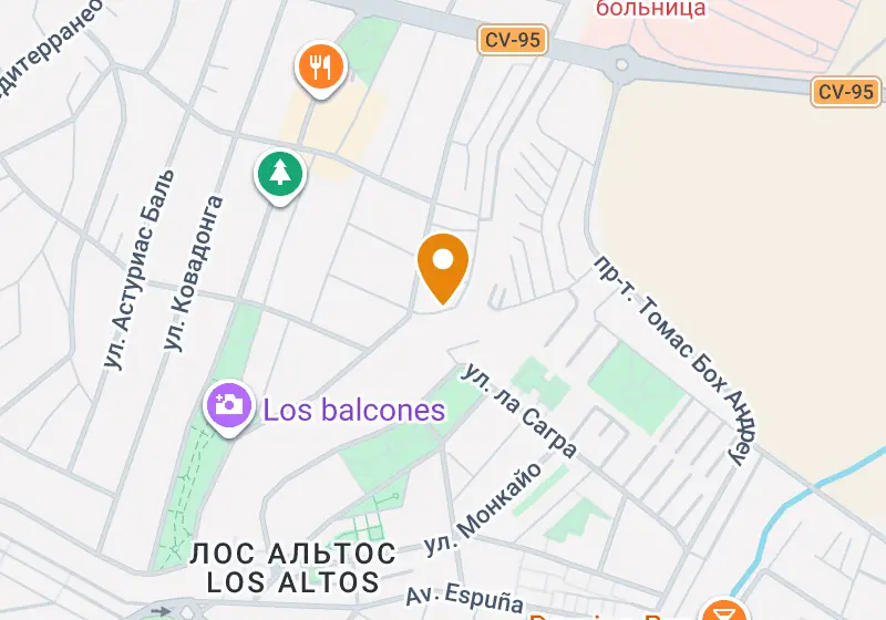 Карта: Вилла 253 м², Торревьеха, Торревьеха, Los Balcones - Los Altos del Edén