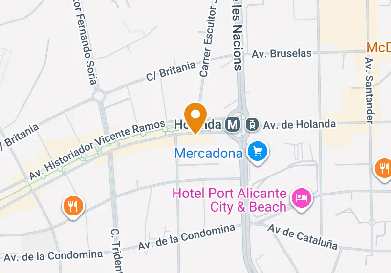 Map: Penthouse 253 m², Alicante, Alicante, Playa de San Juan