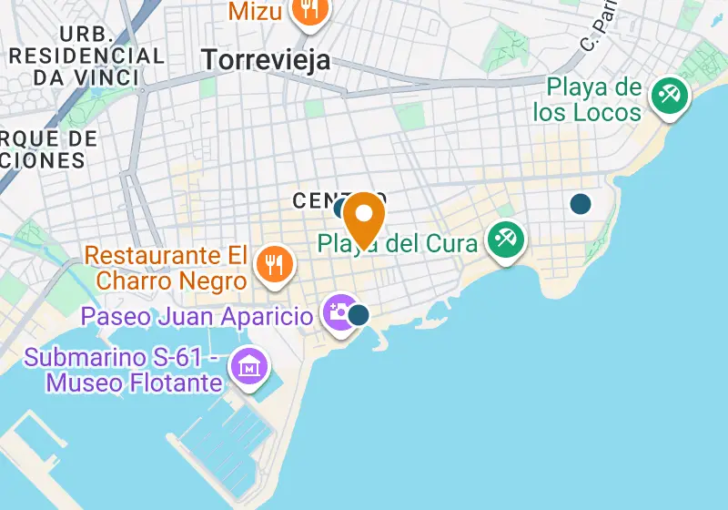 Map: Apartment 86 m², Torrevieja, Torrevieja, Playa del Cura