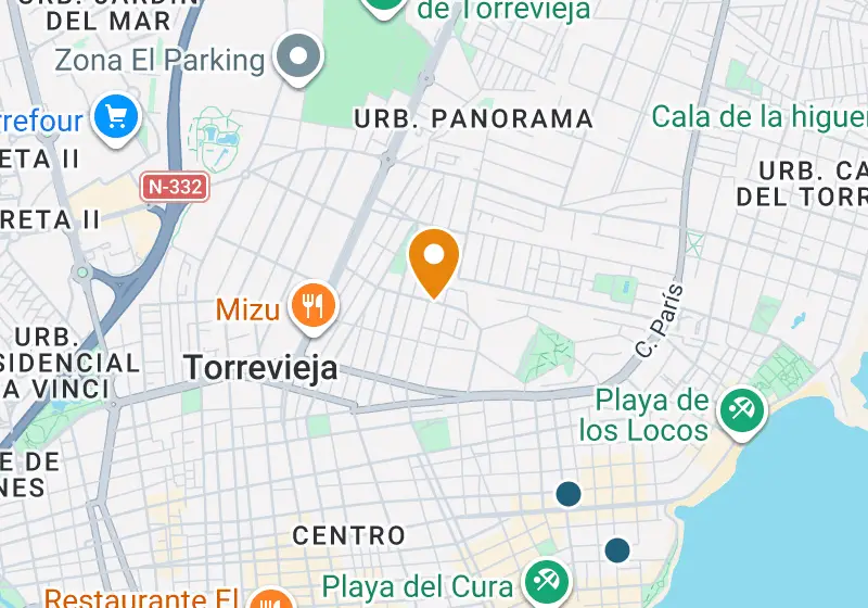 Map: Duplex 76 m², Torrevieja, Torrevieja, Playa del Cura