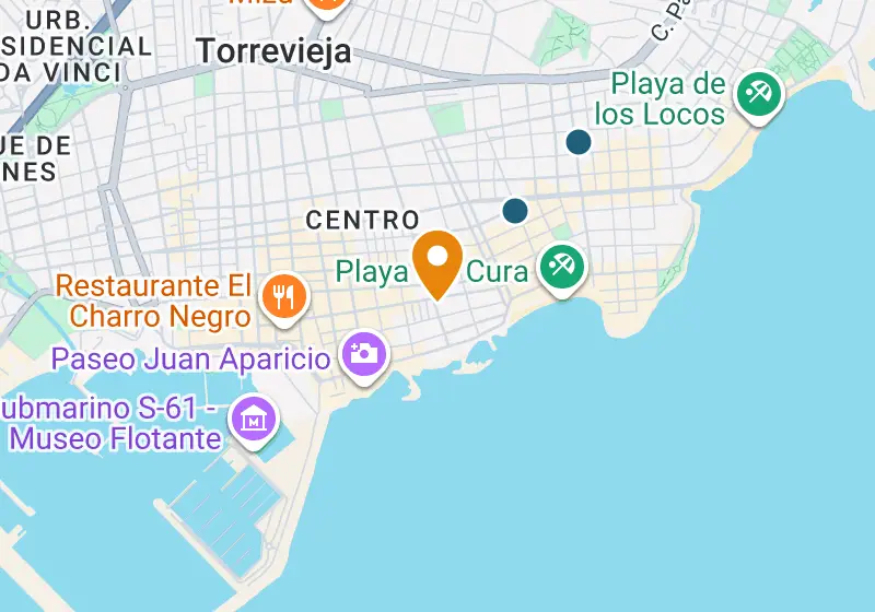 Map: Apartment 89 m², Torrevieja, Torrevieja, Playa del Cura