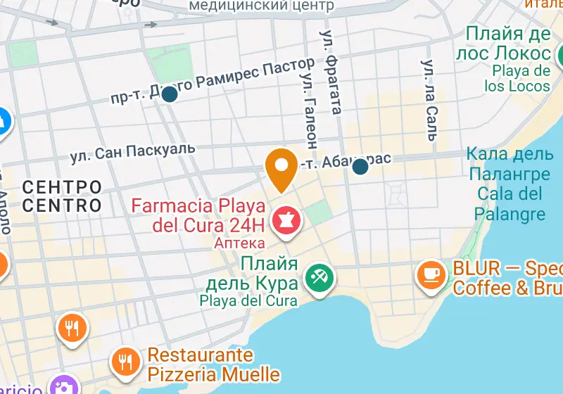 Карта: Пентхаус 61 м², Торревьеха, Торревьеха, Playa del Cura
