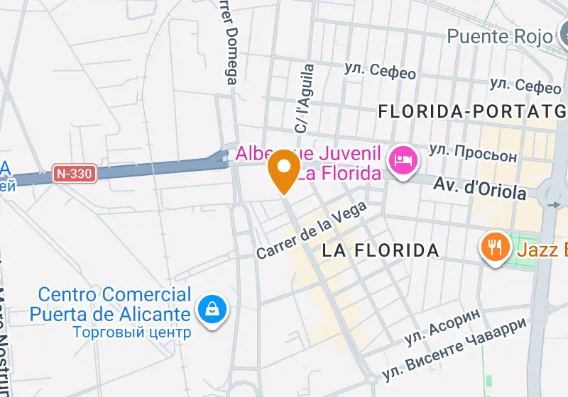 Карта: Апартаменты 159 м², Аликанте, Аликанте, La Florida