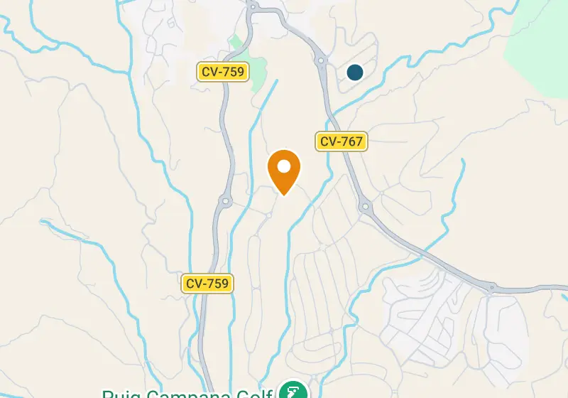 Map: Bungalow 186 m², Finestrat, Finestrat, Golf Puig Campana