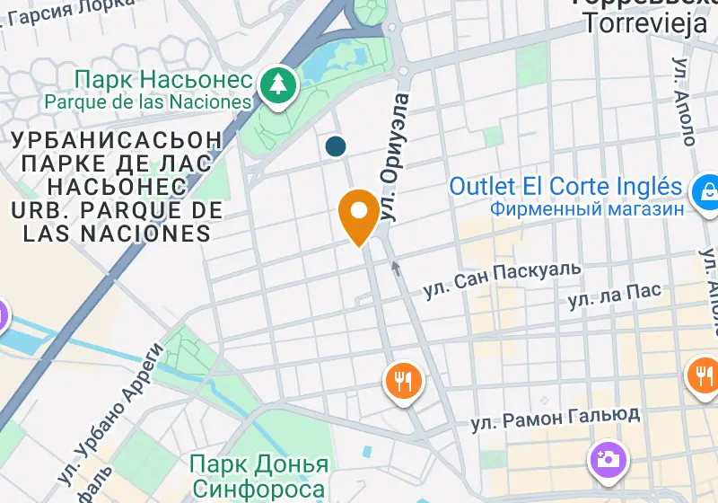 Карта: Апартаменты 67 м², Торревьеха, Торревьеха, Parque de las Naciones