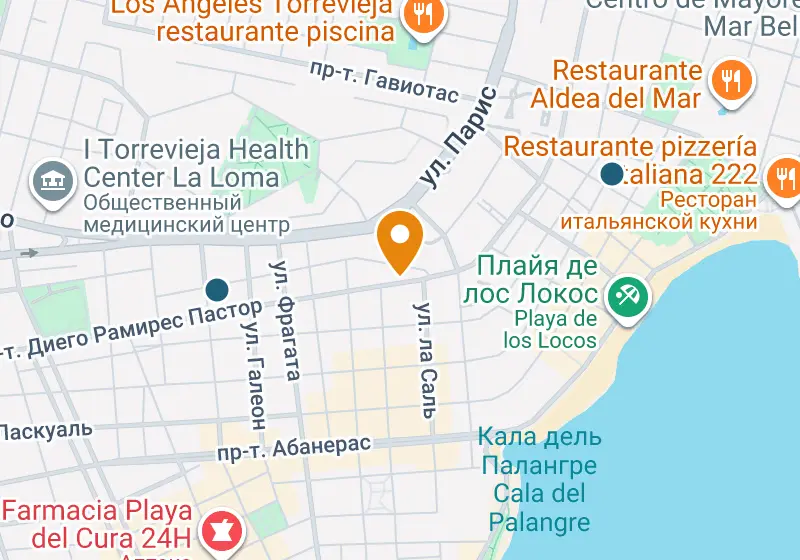 Карта: Апартаменты 55 м², Торревьеха, Торревьеха, Habaneras