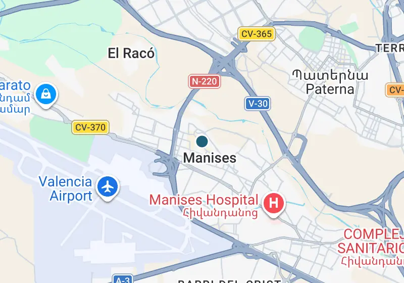 Քարտեզ՝ Պենթհաուս 65 մ², Manises, Manises, El Mercado