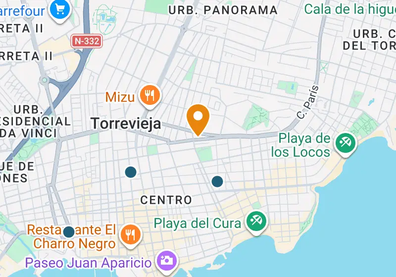 Map: Apartment 60 m², Torrevieja, Torrevieja, Nueva Torrevieja